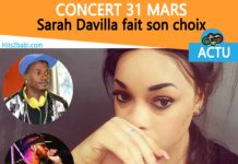 Concert Debordo et Arafat: Sarah Davilla fait son choix