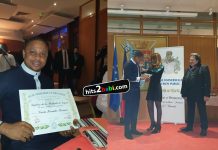 Cérémonie de distinction des personnalités qui œuvrent pour l’humanité: Mr kouassi Lucien de la fondation Rosa Maria Mistica honoré